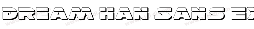 Dream Han Sans Exp J字体转换